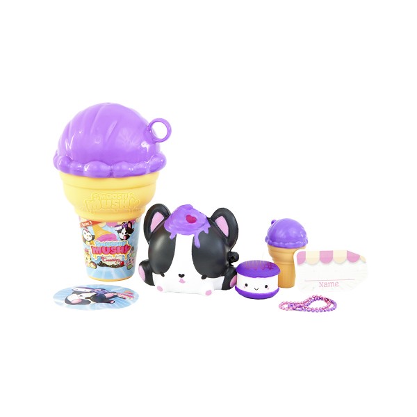 Набор ароматных игрушек-антистресс Smooshy Mushy - Сквиш-Мякиш серии "Мороженое" (2 сквиши, акс.) 174930-R3