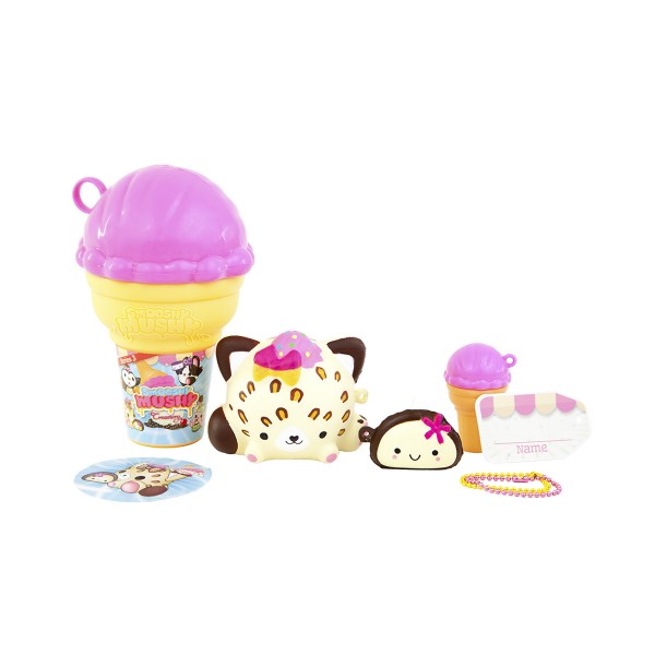 Набор ароматных игрушек-антистресс Smooshy Mushy - Сквиш-Мякиш серии "Мороженое" (2 сквиши, акс.) 174930-R3