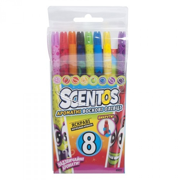 Набор ароматных восковых карандашей для рисования - Радуга (8 цветов) 41102