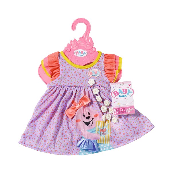 Одежда для куклы Baby Born - Милое платье (фиолетовое) 828243-2
