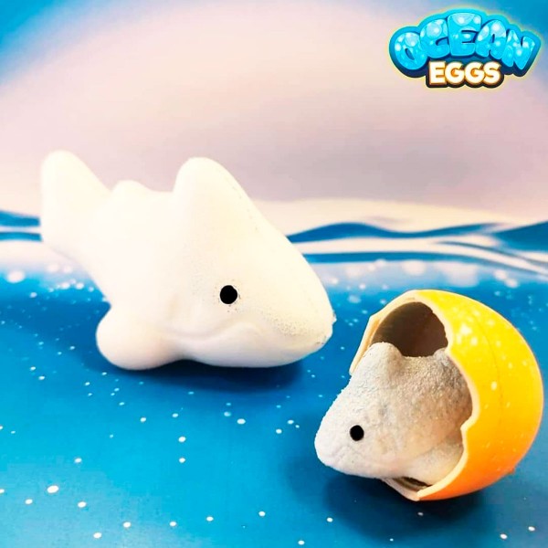 Растущая игрушка в яйце «Ocean Eggs» - Повелители океанов и морей T001-2019