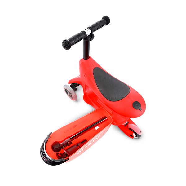 Самокат MICRO серии Mini2go Deluxe Plus - Красный MMD032