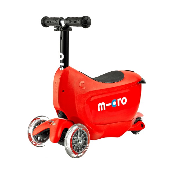 Самокат MICRO серии Mini2go Deluxe Plus - Красный MMD032