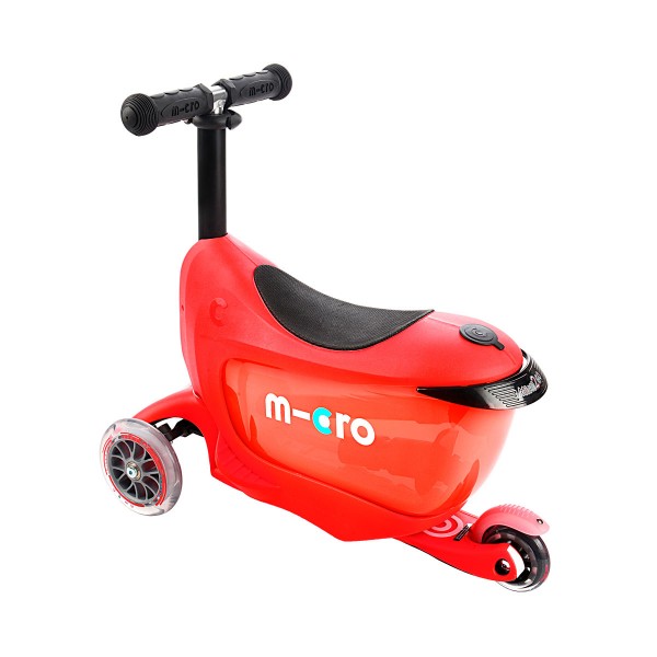 Самокат MICRO серии Mini2go Deluxe Plus - Красный MMD032