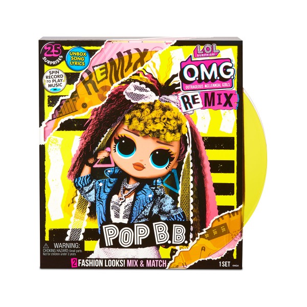 Игровой набор с куклой LOL Surprise! серии OMG Remix Диско-Леди 567257 Pop B.B Лол