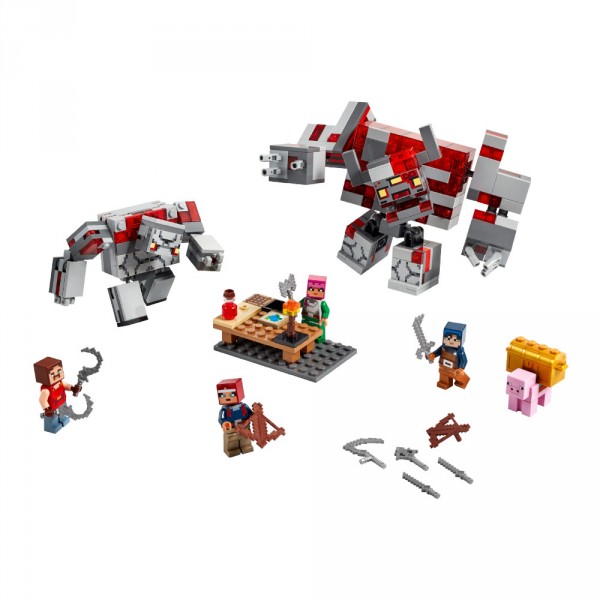 Конструктор LEGO Майнкрафт (Minecraft) Бой за краснокамень 21163