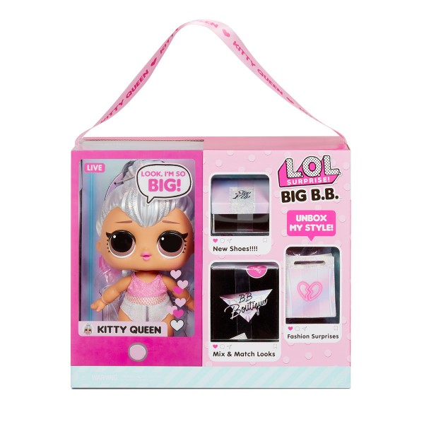 Набор с мега куклой LOL Surprise серии Big B.B.Doll Королева Китти 573074