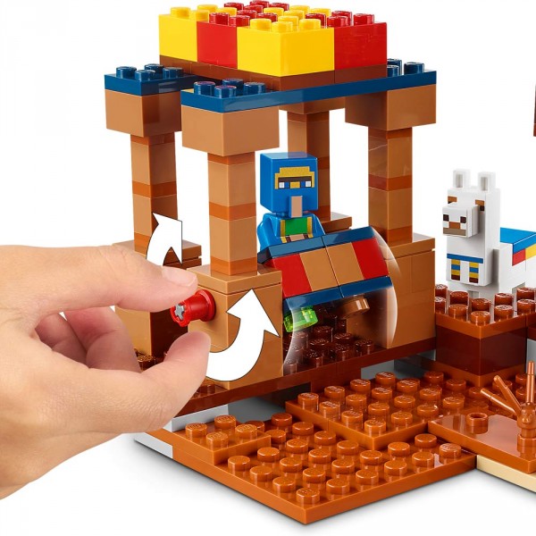 Конструктор LEGO Майнкрафт (Minecraft) Торговый пост 21167