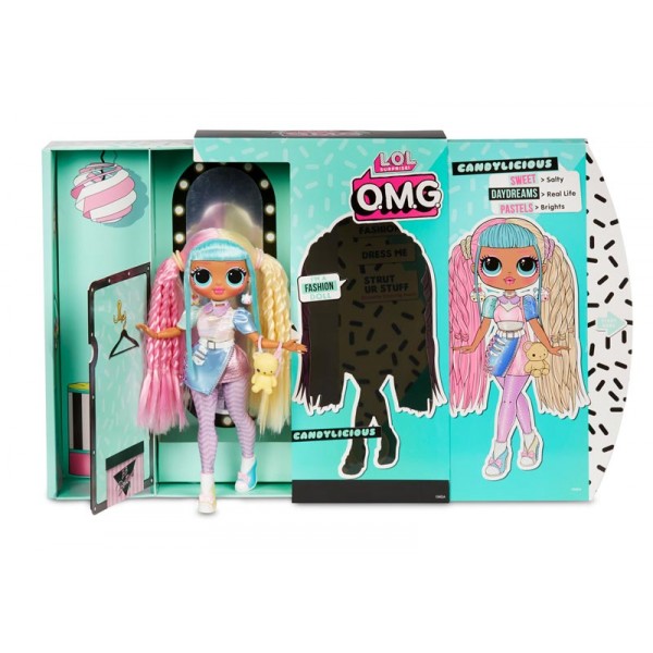 Игровой набор с куклой L.O.L. SURPRISE! серии "O.M.G" S2 - ЛЕДИ БОН-БОН Candylicious (с аксессуарами) 565109