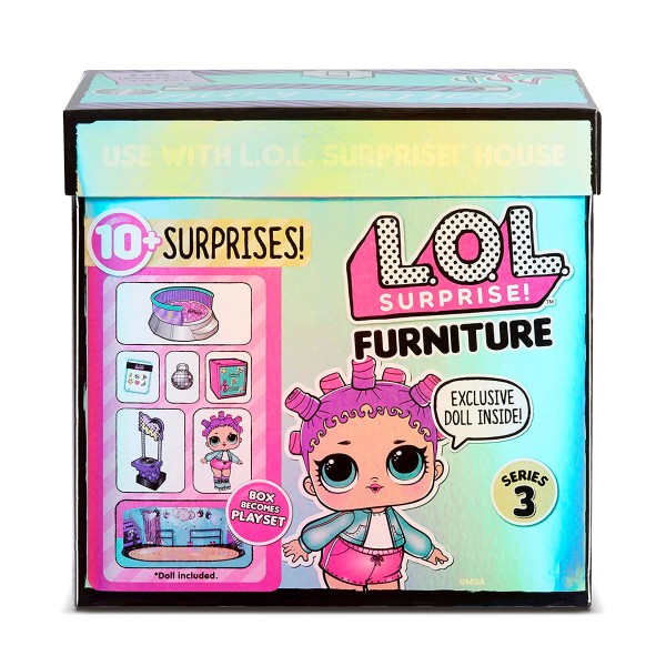 Игровой набор с куклой LOL Surprise! серии Furniture S2 - Роллердром Роллер-Леди Лол 567103