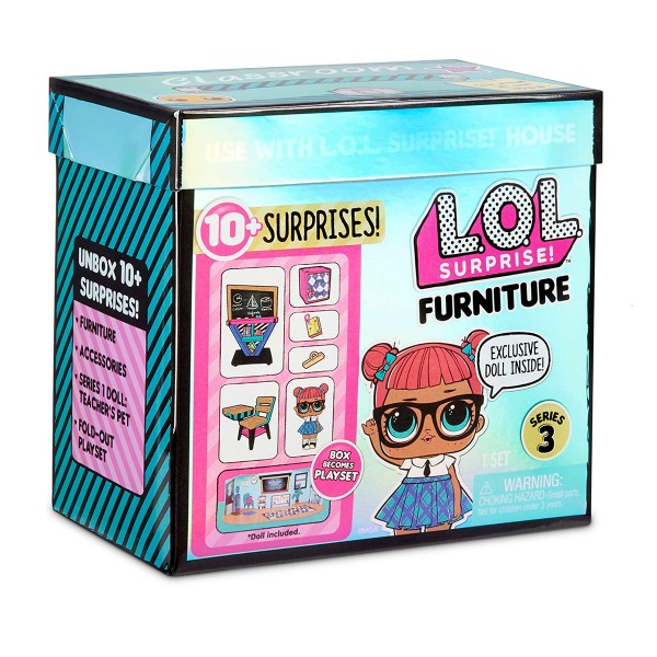 Игровой набор с куклой LOL Surprise! серии Furniture" S2 - Класс Умницы 570028