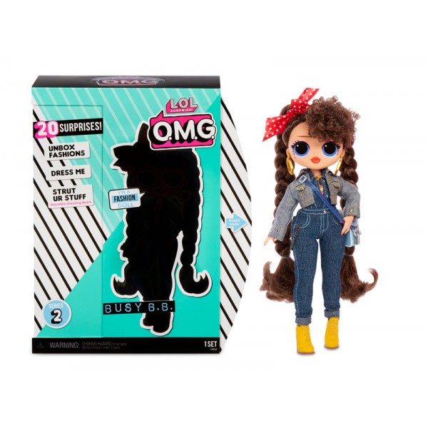 Игровой набор с куклой LOL Surprise! серии OMG S2 - Техно-Леди Лол Busy B.B 565116
