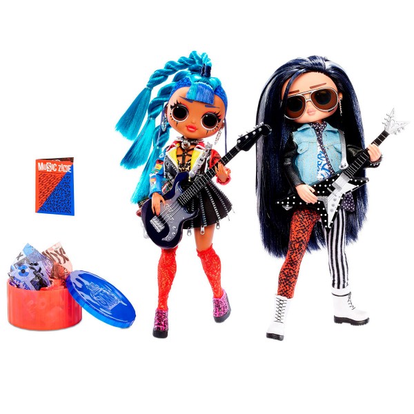 Кукла Дуэт LOL Surprise Игровой набор с двумя куклами 567288 Remix Rocker Boi and Punk Grrrl OMG