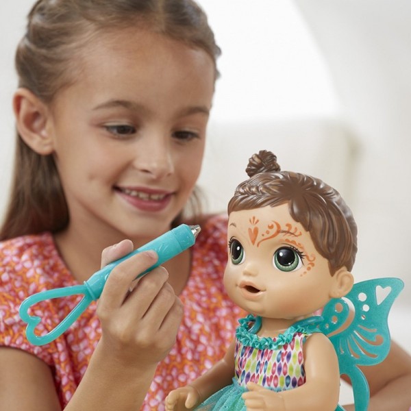 Кукла Фея Baby Alive Face Paint Fairy (Brunette) B9724 Hasbro