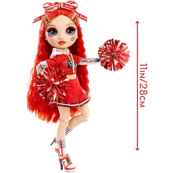 Кукла Rainbow High Cheer Руби Ruby Anderson Cheerleader чарлидеры