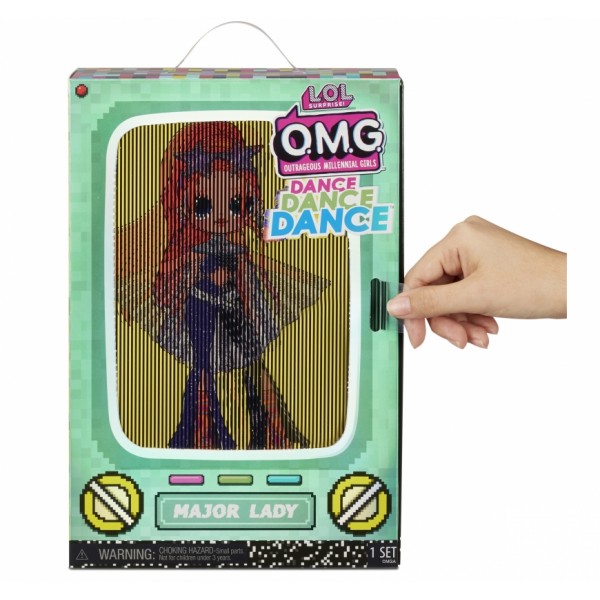 Игровой набор с куклой LOL Surprise! серии "O.M.G Dance" - Леди - Крутышка Major Lady 117889