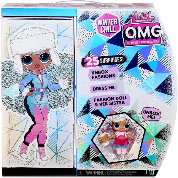 Кукла LOL Surprise OMG Winter Chill Ледяная Леди Icy Gurl 570240 Лол
