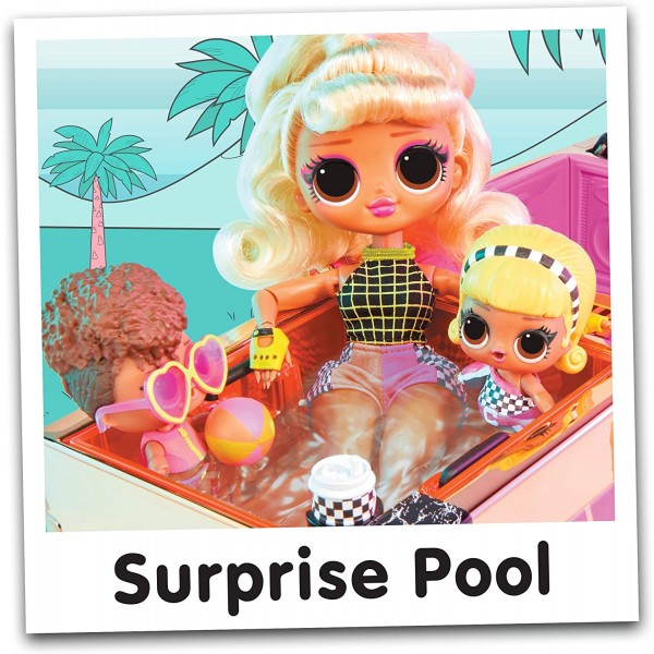 Игровой набор с экскл. куклой L.O.L. SURPRISE! Car-Pool серии "Lights" - КАБРИОЛЕТ 565222