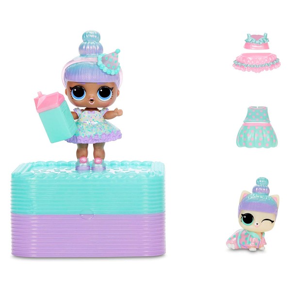 Игровой набор с экскл.куклой LOL Surprise! серии Present Surprise - Суперподарок (бирюзовый) 570707