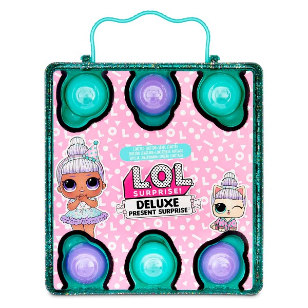Игровой набор с экскл.куклой LOL Surprise! серии Present Surprise - Суперподарок (бирюзовый) 570707