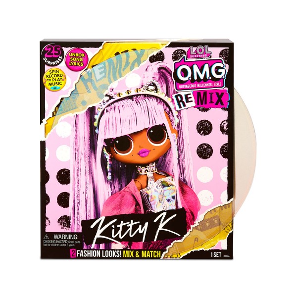 Игровой набор с куклой LOL Surprise! серии OMG Remix - Королева Китти Kitty K 567240 Лол