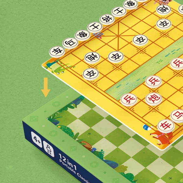 Настольная игра 12 в 1 "Классика" TG512 TOI