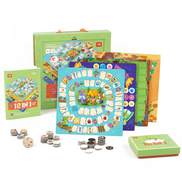 Настольная игра 12 в 1 "Классика" TG512 TOI