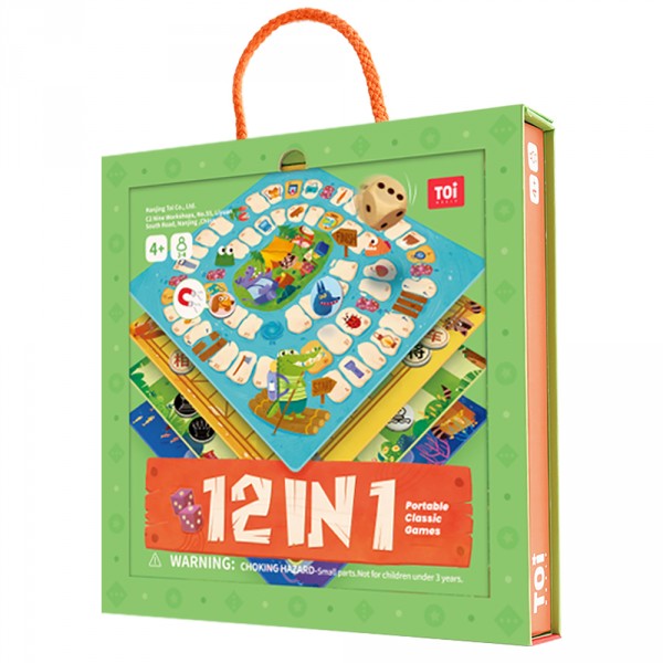 Настольная игра 12 в 1 "Классика" TG512 TOI