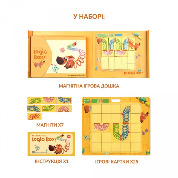 Настольная игра магнитная головоломка "Домик для игрушек" TPZY234 TOI