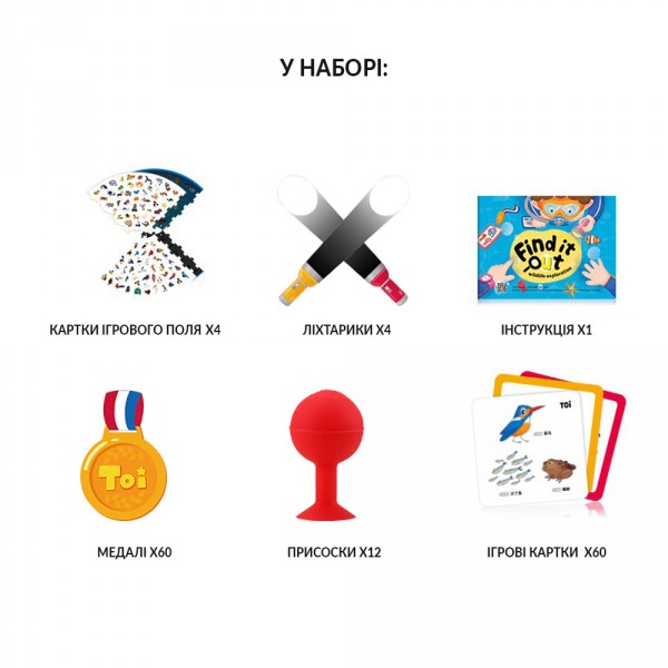 Настольная игра "Найди это" серия дикая природа TPZY190 TOI
