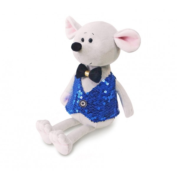 Мышонок Бантик в блестящей жилетке, 21 см MT-MRT021920-21 Maxi Toys