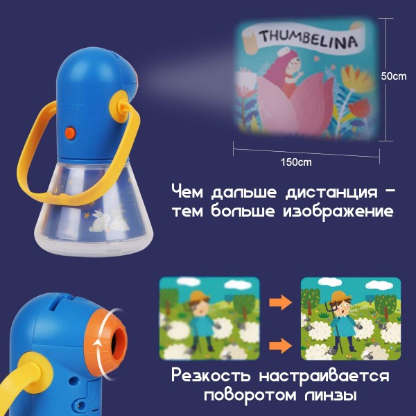 Детский многофункциональный проектор-ночник Mideer MD1103