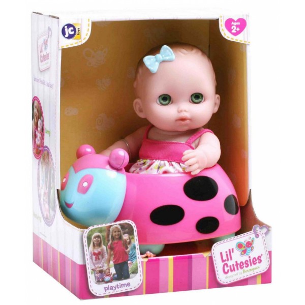 Пупc Биби на машинке, 22 см JC16972-1 JC Toys