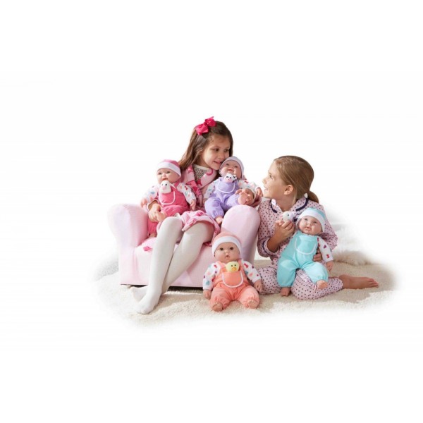 Пупс с уточкой, мягкий, 38 см JC35065-3 JC Toys