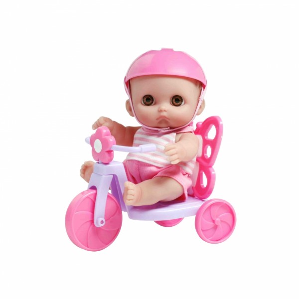 Пупc Мими на велосипеде, 22 см JC16972-2 JC Toys