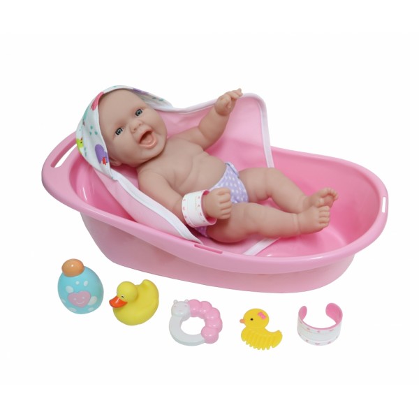 Пупс Ньюборн с ванночкой и аксессуарами, 33 см JC18370 JC Toys