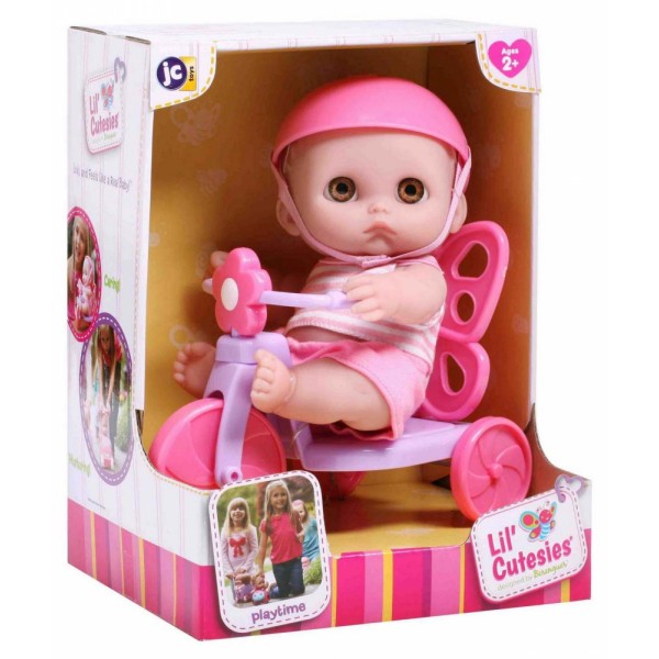 Пупc Мими на велосипеде, 22 см JC16978 JC Toys