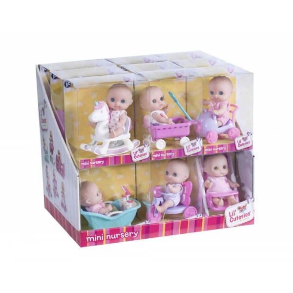 Пупс-малыш с тележкой, 13 см JC16912-2 JC Toys