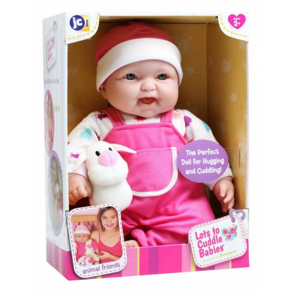Пупс с собачкой, мягкий, 38 см JC35065-1 JC Toys