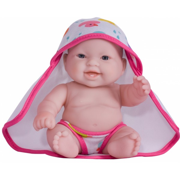 Пупс Молли с розовым полотенцем, 20 см JC16822-3