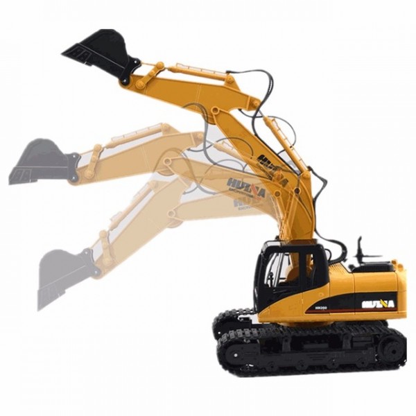 Экскаватор на радиоуправлении 1:14, 15 функций HL1550 HULNA
