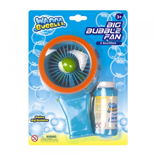 Мыльные пузыри "Баббл вентилятор", 80 мл, синий BB143-2 Wanna Bubbles