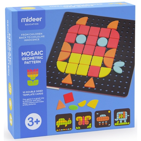 Мозаика "Геометрические фигуры", 150 частей Mideer MD1044