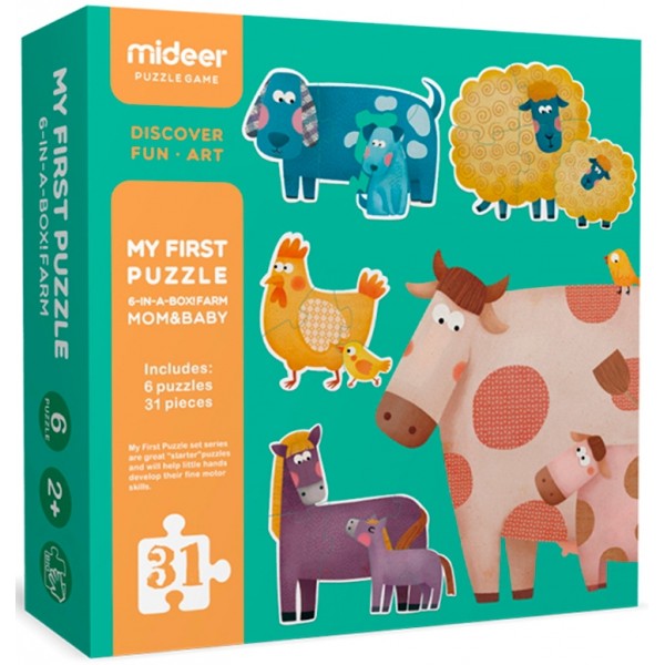 Пазл-игра Мама и Малыш, 31 часть Mideer MD3012