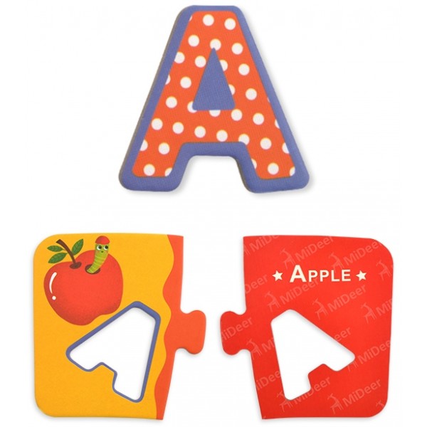 Пазл-игра Алфавит, 52 части Mideer MD3019