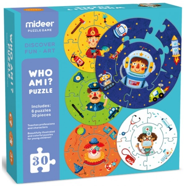 Пазл-игра -Кто я?, 30 частей Mideer MD3035