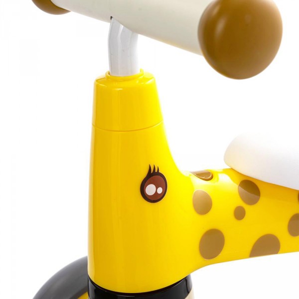 Детский трёхколёсный беговел POPPET «Жираф Лори», желто-коричневый PP-1601Y
