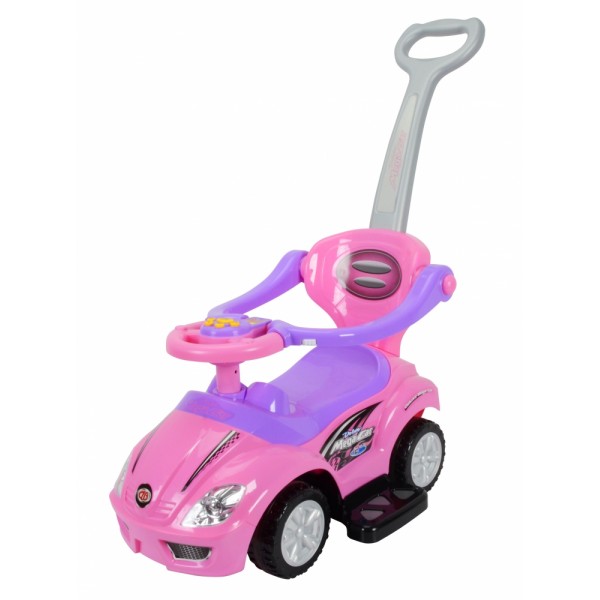 Толокар Magic Car с ручкой, розовый U-042hP OCIE