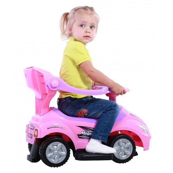 Толокар Magic Car с ручкой, розовый U-042hP OCIE