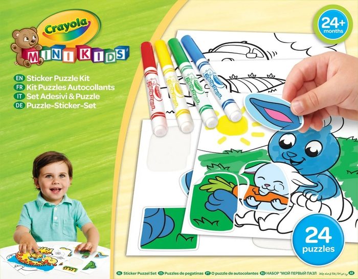 Набор для творчества-пазл CRAYOLA с наклейками 256699.106